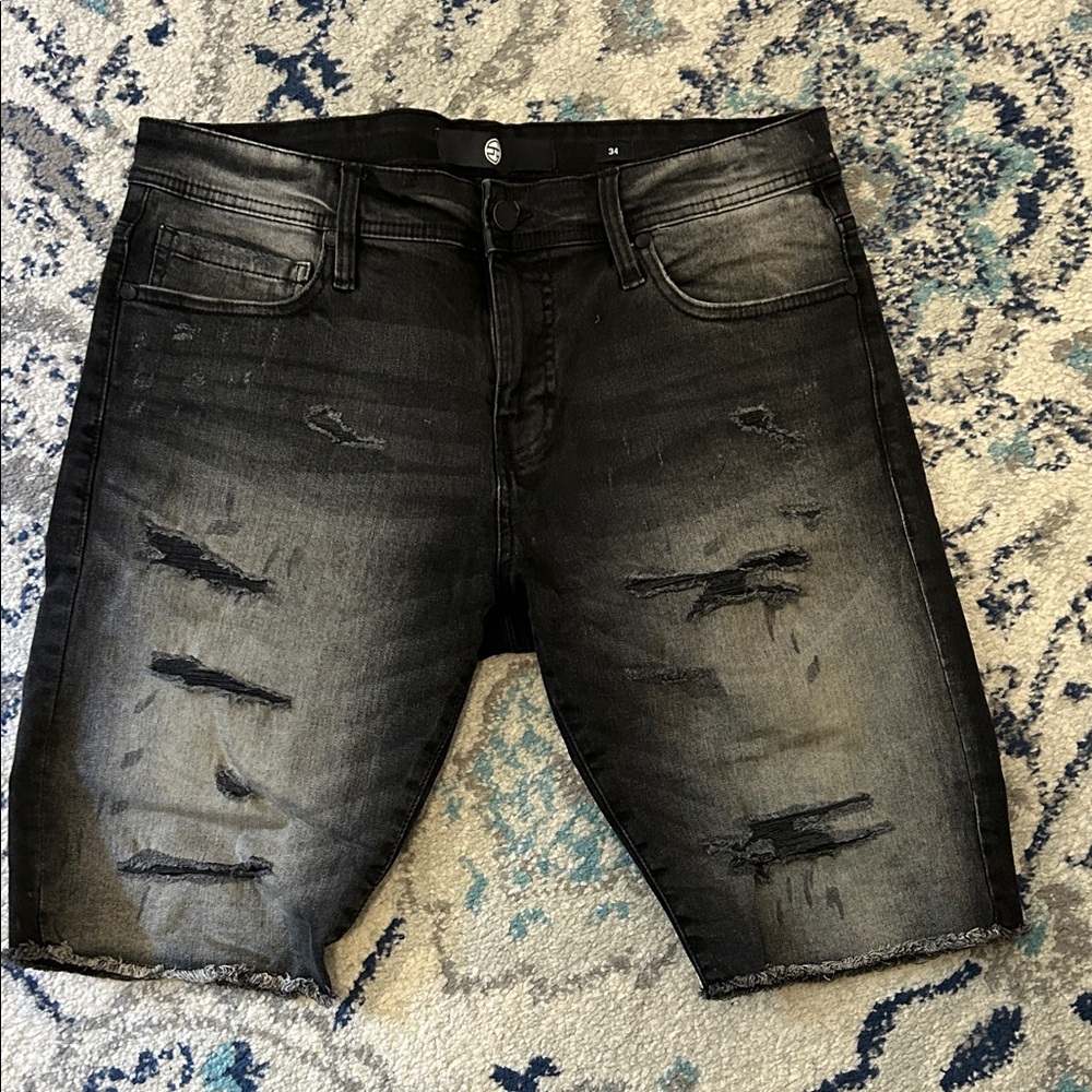 Jordan Craig retro Jean shorts